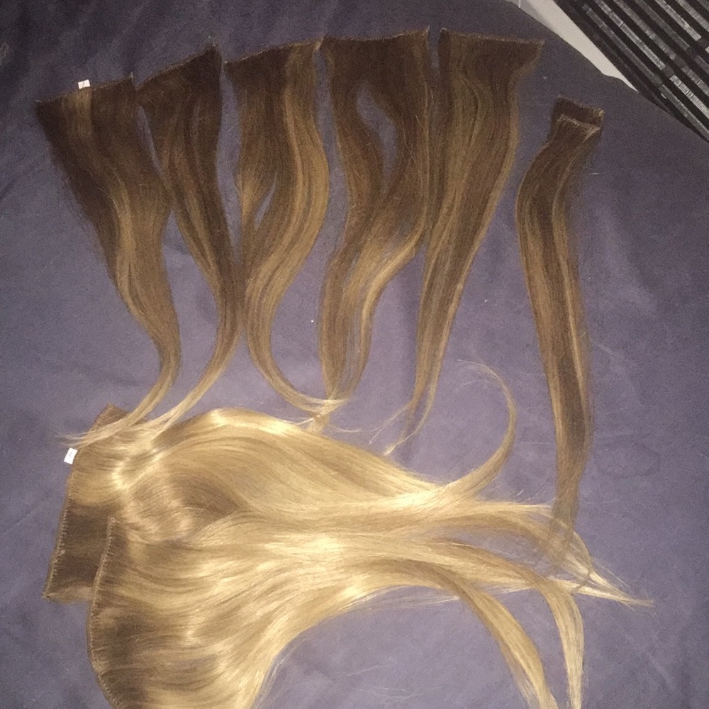 Dirty Looks Blonde Clip In 22 inch Extensions
